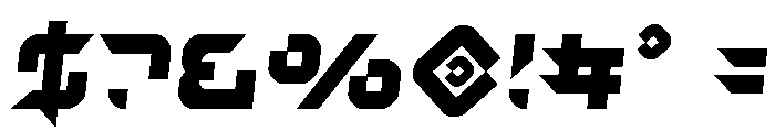 Nodulus Semi-Italic Font OTHER CHARS