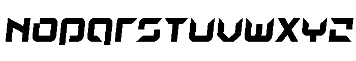 Nodulus Semi-Italic Font UPPERCASE