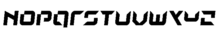 Nodulus Semi-Italic Font LOWERCASE