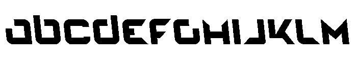 Nodulus Semi-Leftalic Font UPPERCASE