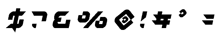 Nodulus Title Italic Font OTHER CHARS