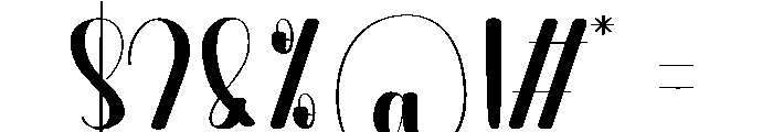 Noisy Font OTHER CHARS
