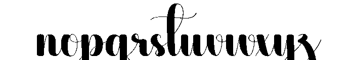 Noisy Font LOWERCASE