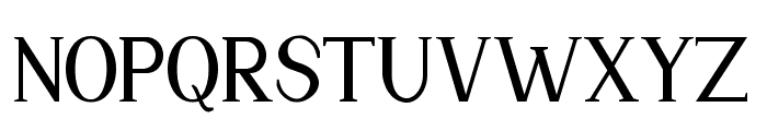 Nolita Serif - Pesonal Use Font UPPERCASE