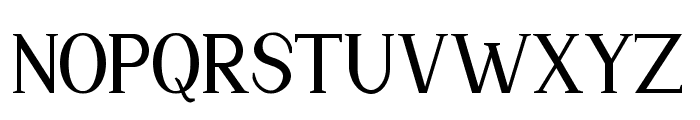 Nolita Serif - Pesonal Use Font LOWERCASE