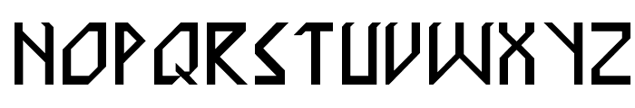Nordic Regular Font UPPERCASE