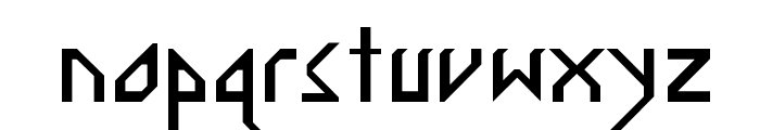 Nordic Regular Font LOWERCASE