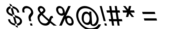 Nordica Advanced Regular Opposite Oblique Font OTHER CHARS