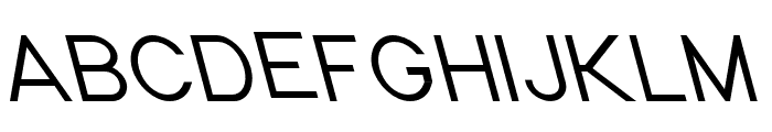 Nordica Advanced Regular Opposite Oblique Font UPPERCASE