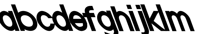 Nordica Classic Regular Condensed Opposite Oblique Font LOWERCASE