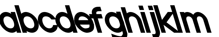 Nordica Classic Regular Opposite Oblique Font LOWERCASE