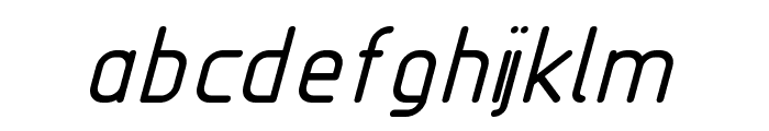 Nordica  LightItalic Font LOWERCASE
