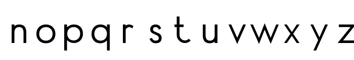 Normafixed Tryout Font LOWERCASE