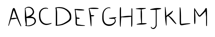 Normalcomicfont Regular Font UPPERCASE