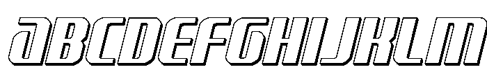 Normandy Beach 3D Italic FONT