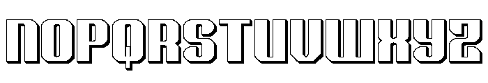 Normandy Beach 3D Font UPPERCASE
