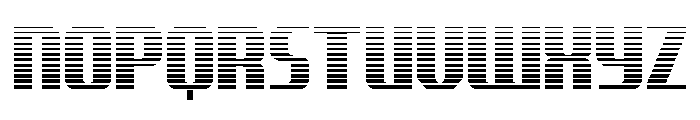 Normandy Beach Gradient Font LOWERCASE