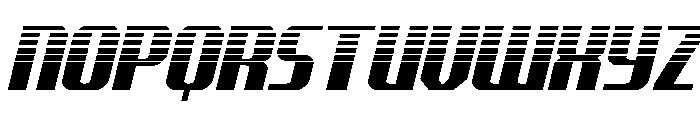 Normandy Beach Halftone Italic Font LOWERCASE