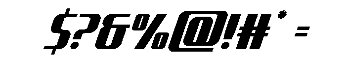 Normandy Beach Super Italic Font OTHER CHARS