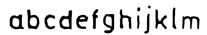 Normograf-Regular Font LOWERCASE