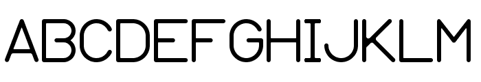 Normograph Font UPPERCASE