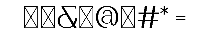 Norriex Trial Regular Font OTHER CHARS
