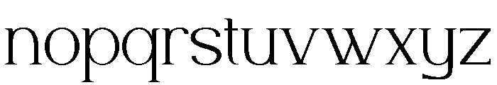 Norriex Trial Regular Font LOWERCASE