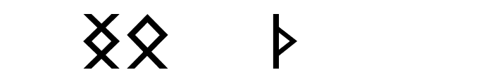 Norse Code Regular Font UPPERCASE