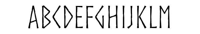 Norse Font LOWERCASE