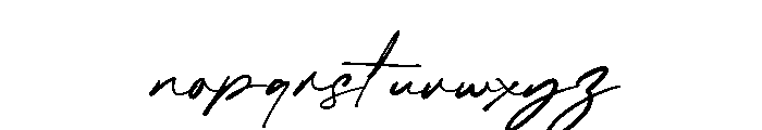 Nort Milk Font LOWERCASE