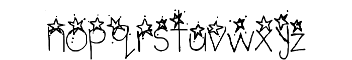 Northern Stars _ Spaced Regular Font LOWERCASE
