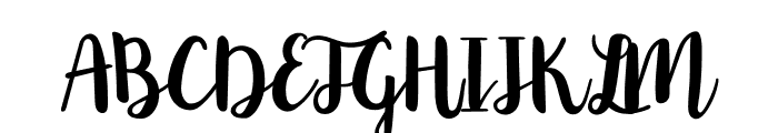 NorthernLights-Script Font UPPERCASE