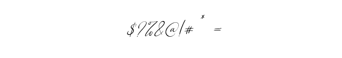 Northwest Signature Italic Font OTHER CHARS