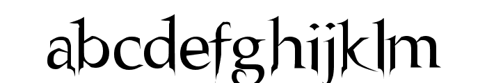Nosferatu Regular Font LOWERCASE