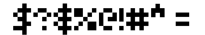 Nostalgia Pixel Regular Font OTHER CHARS