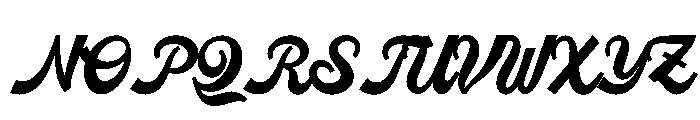 Nostalgia Riviera Font UPPERCASE