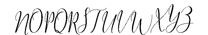 Nostalgia Script Regular Font UPPERCASE