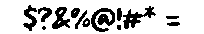 Nostalgic Letter Font OTHER CHARS