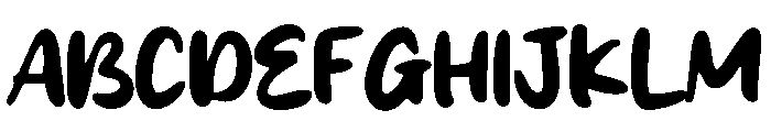 Nostalgic Letter Font UPPERCASE