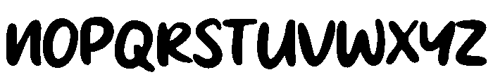 Nostalgic Letter Font UPPERCASE