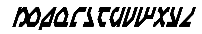 Nostromo Condensed Italic Font LOWERCASE