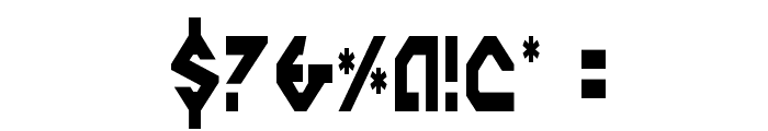 Nostromo Condensed Font OTHER CHARS