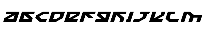 Nostromo Expanded Italic Font LOWERCASE