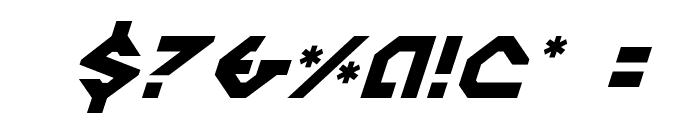 Nostromo Italic Font OTHER CHARS