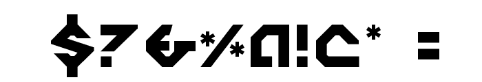 Nostromo Font OTHER CHARS