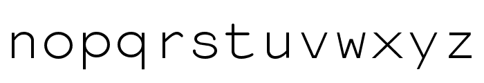 NotCourier Font LOWERCASE
