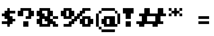 NotJamSerif11 Font OTHER CHARS