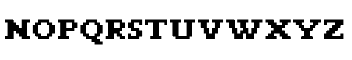NotJamSerif11 Font UPPERCASE