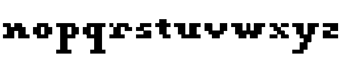 NotJamSerif11 Font LOWERCASE