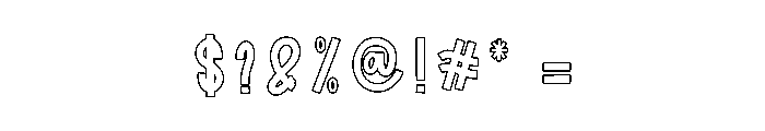 Notebook2 Font OTHER CHARS
